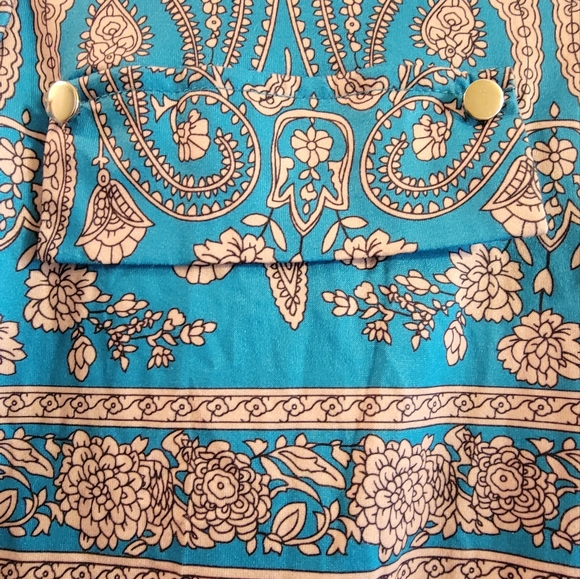 LUCKYMORE 2 pocket zip-up short sleeve dress shirt. Size L. NWT* - Picture 2 of 6